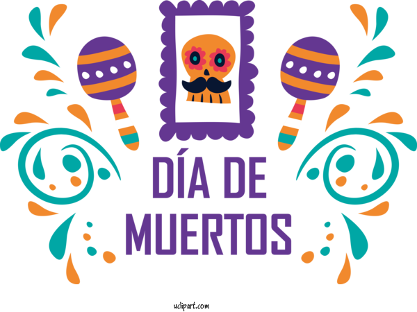 Free Holidays Human Cartoon Logo For Day Of The Dead Clipart Transparent Background