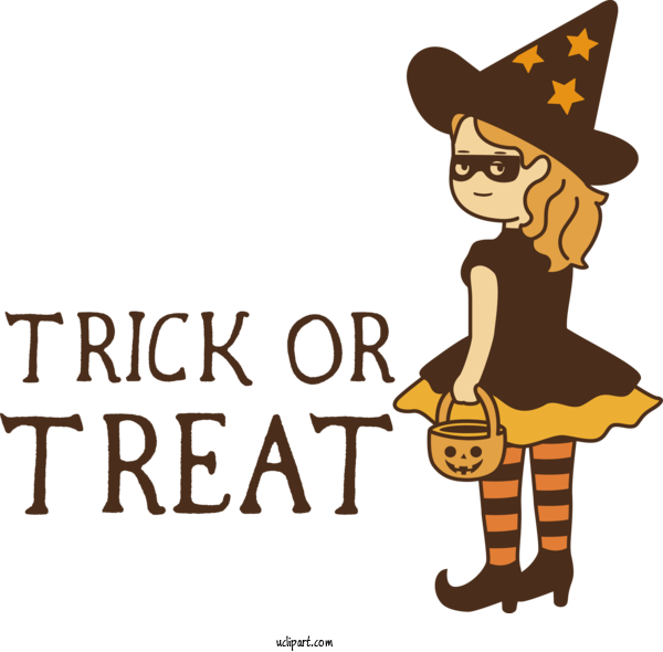 Free Holidays Trick Or Treating Jack O' Lantern Drawing For Halloween Clipart Transparent Background