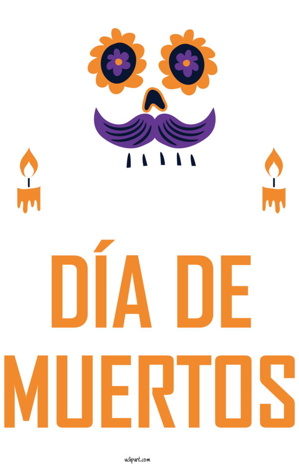 Free Holidays Logo Venezuela Line For Day Of The Dead Clipart Transparent Background