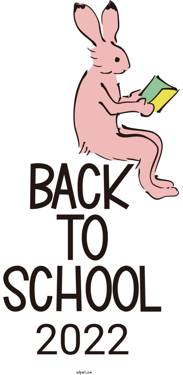 Free School Human Cartoon Logo For Back To School Clipart Transparent Background