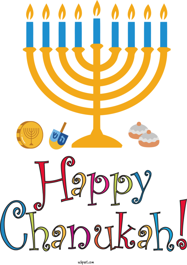 Free Holidays Candle Holder Human Candle For Hanukkah Clipart Transparent Background