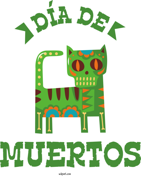 Free Holidays Design Logo Ingelmunster For Day Of The Dead Clipart Transparent Background