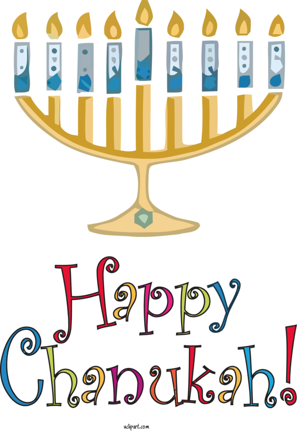Free Holidays Candle Holder Human Candle For Hanukkah Clipart Transparent Background