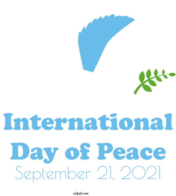 Free Holidays Logo Design Line For World Peace Day Clipart Transparent Background