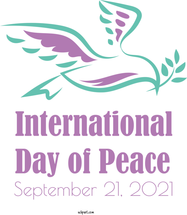 Free Holidays Logo Design For World Peace Day Clipart Transparent Background