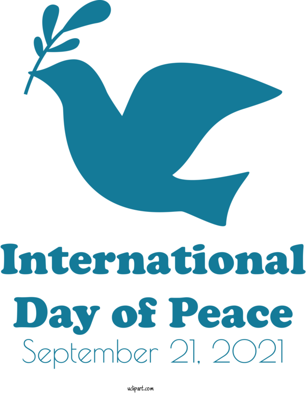 Free Holidays Birds Logo Beak For World Peace Day Clipart Transparent Background