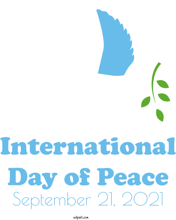 Free Holidays Logo Design Leaf For World Peace Day Clipart Transparent Background