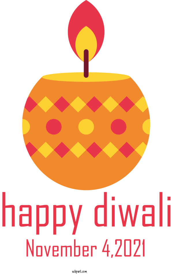 Free Holidays Logo Line Yellow For Diwali Clipart Transparent Background