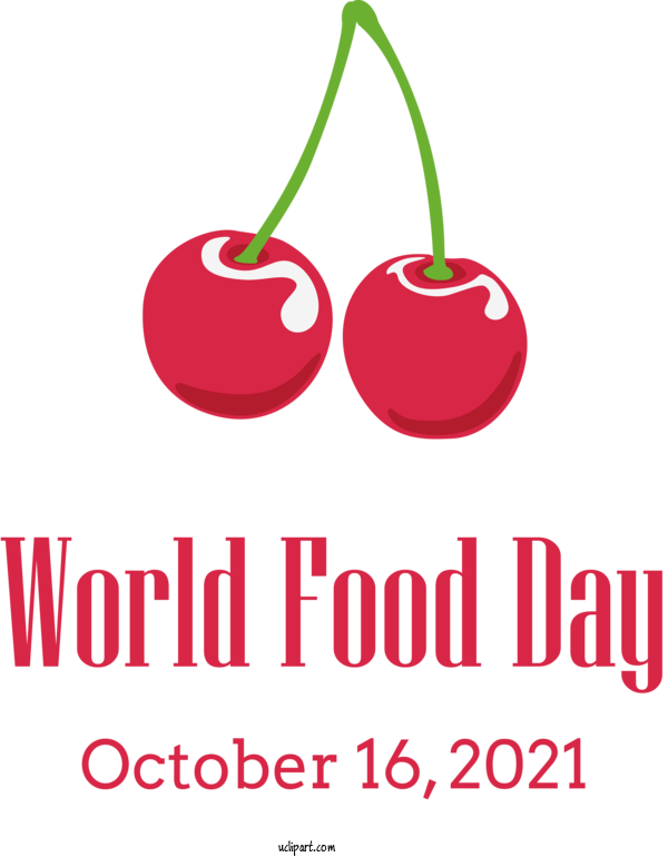 Free Holidays Natural Food Superfood Logo For World Food Day Clipart Transparent Background