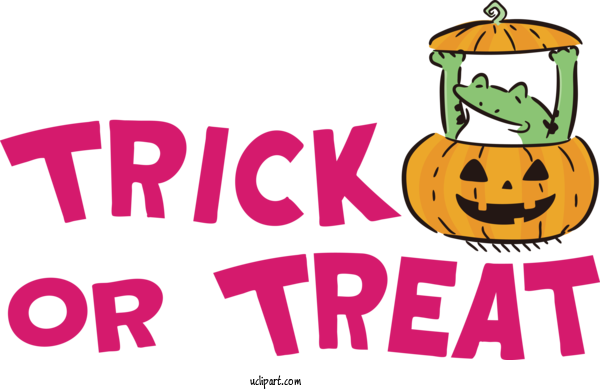 Free Holidays Cartoon Pumpkin Logo For Halloween Clipart Transparent Background