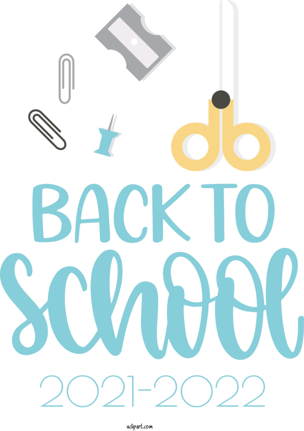 Free School Design Logo Line For Back To School Clipart Transparent Background