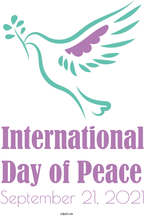 Free Holidays Birds Logo Design For World Peace Day Clipart Transparent Background