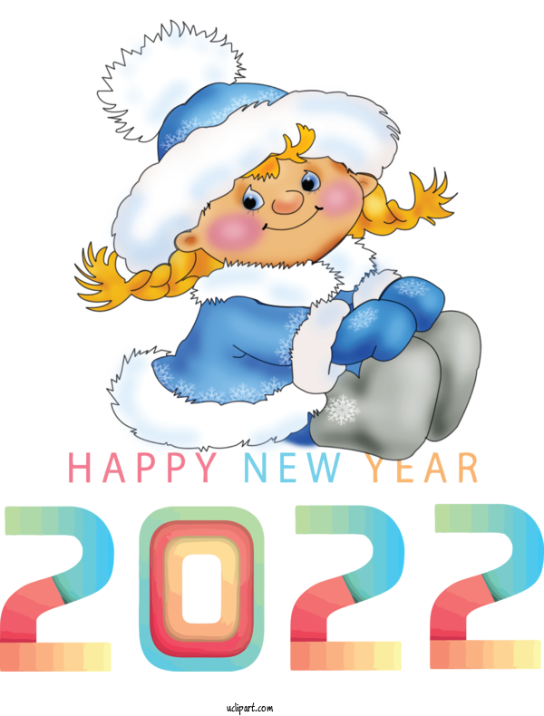 Free Holidays Birthday 2022 New Year For New Year 2022 Clipart Transparent Background