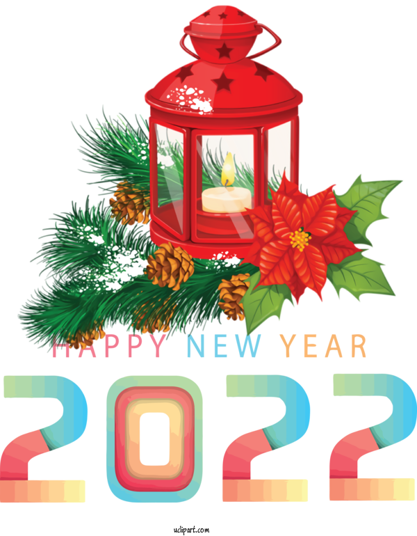 Free Holidays Christmas Day Lantern Paper Lantern For New Year 2022 Clipart Transparent Background