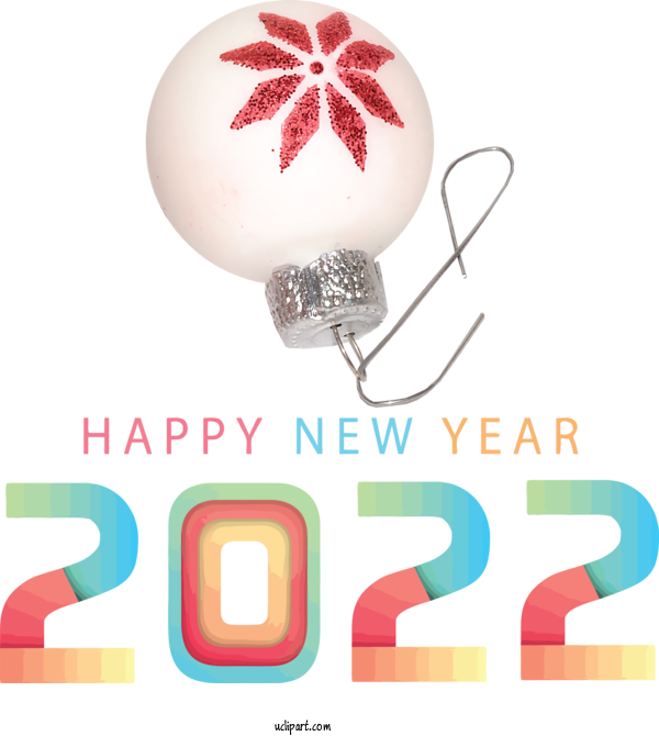 Free Holidays Christmas Day New Year Bauble For New Year 2022 Clipart Transparent Background