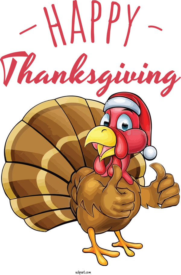 Free Holidays Turkey Cartoon Thumb Signal For Thanksgiving Clipart Transparent Background