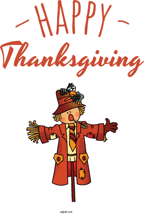 Free Holidays Human Cartoon Behavior For Thanksgiving Clipart Transparent Background