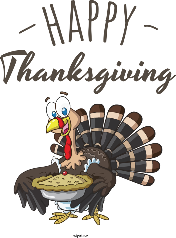 Free Holidays Landfowl Thanksgiving Cartoon For Thanksgiving Clipart Transparent Background