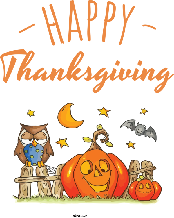 Free Holidays Cartoon Drawing Pumpkin For Thanksgiving Clipart Transparent Background