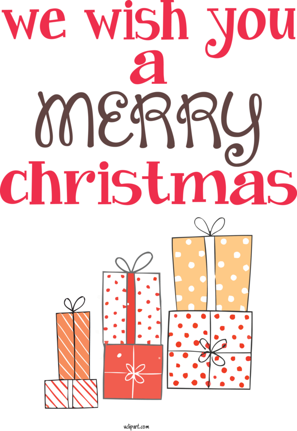 Free Holidays Design Good Line For Christmas Clipart Transparent Background