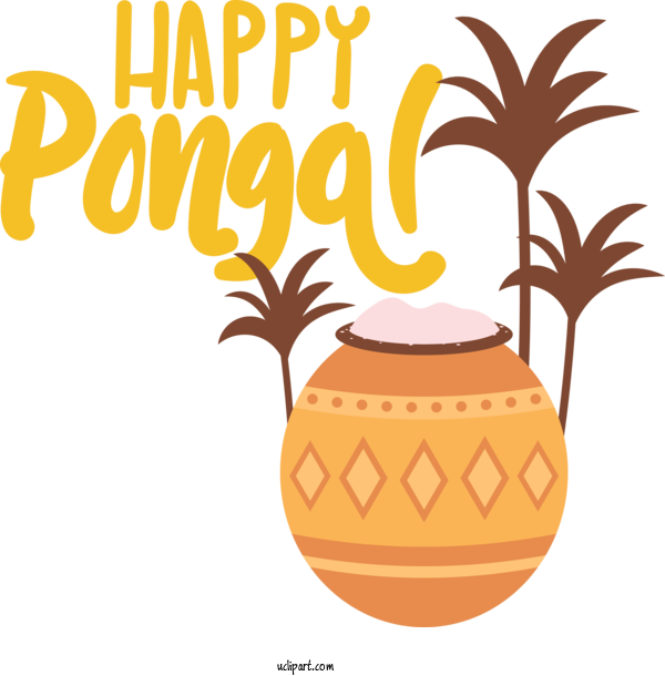 Free Holidays Pongal Makar Sankranti Mattu Pongal For Pongal Clipart Transparent Background