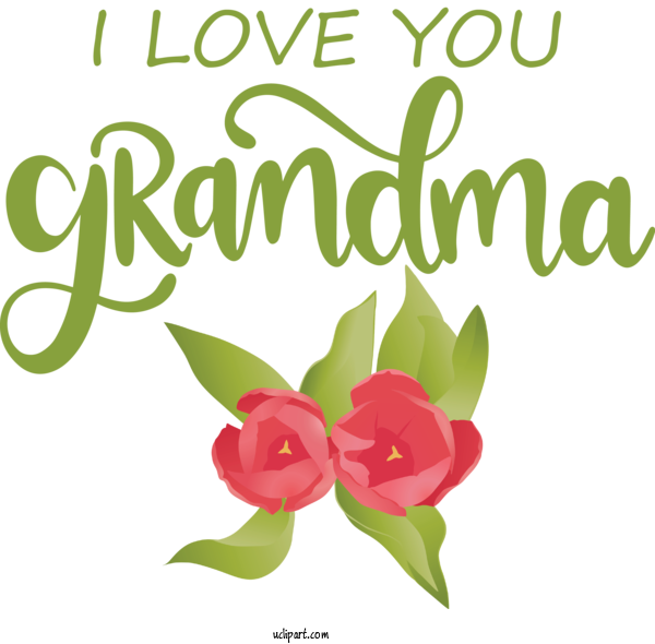 Free Holidays Floral Design Cut Flowers Greeting Card For Grandparents Day Clipart Transparent Background