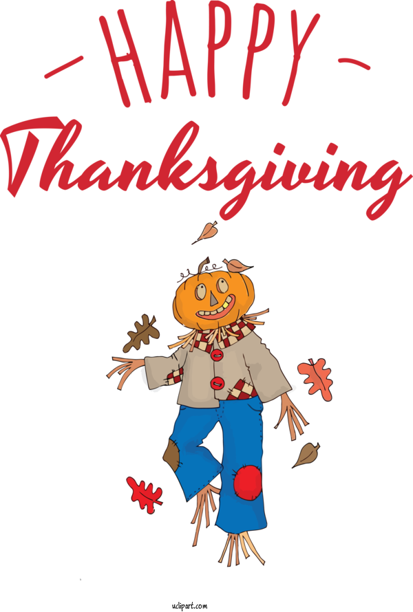Free Holidays Street Food Human Cartoon For Thanksgiving Clipart Transparent Background