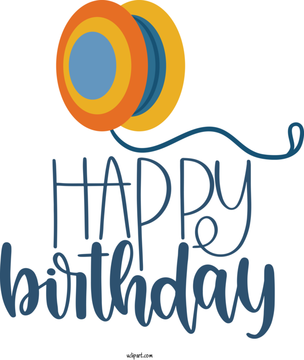 Free Occasions Design Logo Human For Birthday Clipart Transparent Background