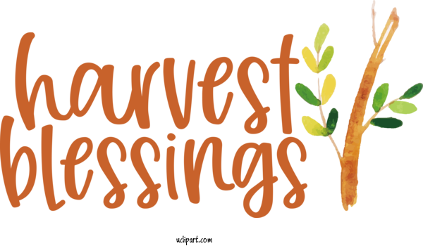 Free Holidays Plant Stem Logo Design For Thanksgiving Clipart Transparent Background