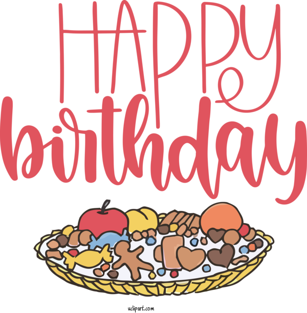Free Occasions Human Cartoon Line For Birthday Clipart Transparent Background