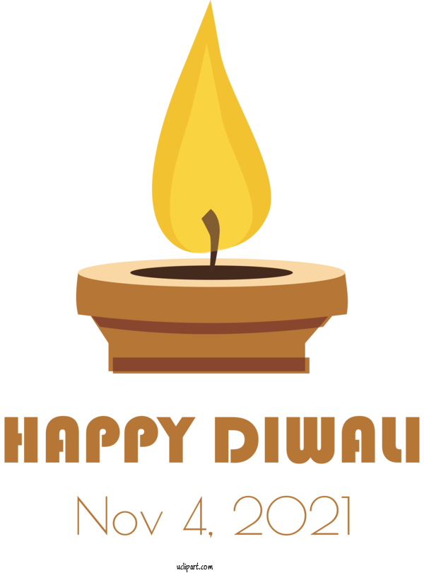 Free Holidays Logo Design Wax For Diwali Clipart Transparent Background