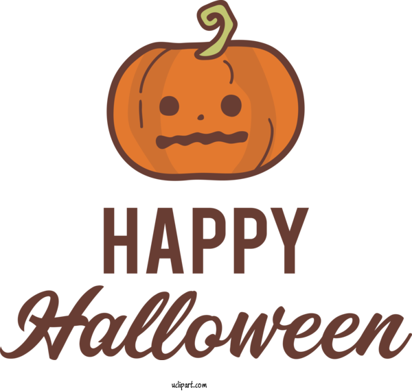 Free Holidays Good Logo Cartoon For Halloween Clipart Transparent Background
