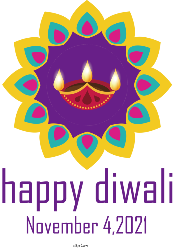 Free Holidays Icon Logo Festival For Diwali Clipart Transparent Background