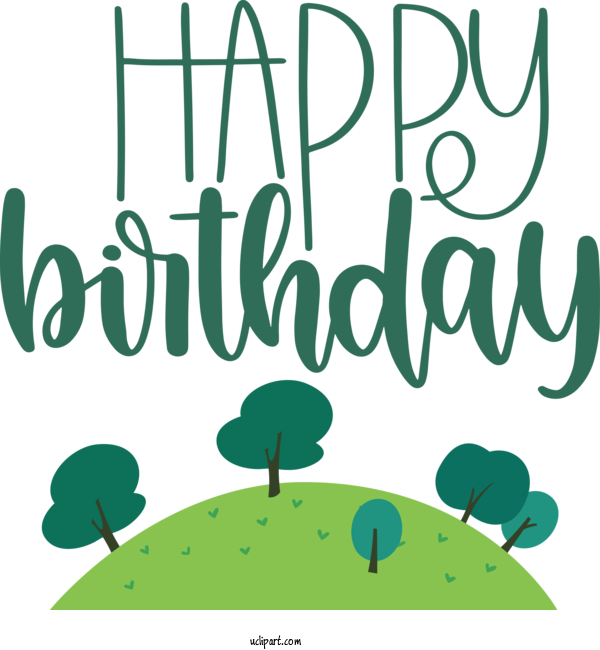 Free Occasions Logo Human Design For Birthday Clipart Transparent Background