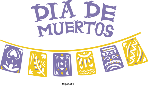 Free Holidays Design Logo Line For Day Of The Dead Clipart Transparent Background