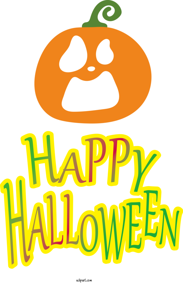 Free Holidays Human Smiley Cartoon For Halloween Clipart Transparent Background