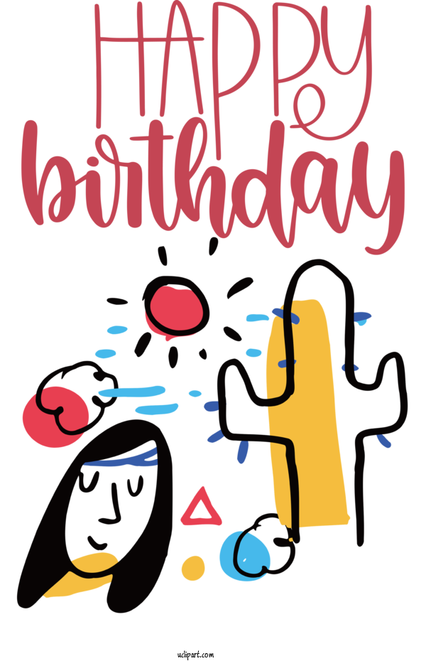 Free Occasions T Shirt Birthday Birthday Card For Birthday Clipart Transparent Background