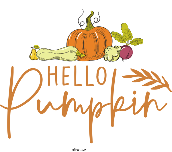 Free Holidays Vegetarian Cuisine Pumpkin Pie Pumpkin For Thanksgiving Clipart Transparent Background