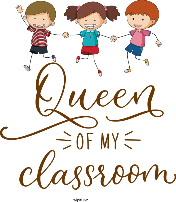 Free School Human Cartoon Line For Classroom Clipart Transparent Background