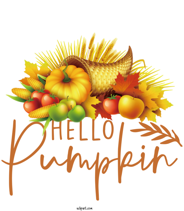 Free Holidays Thanksgiving Cornucopia Pumpkin For Thanksgiving Clipart Transparent Background
