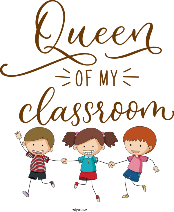 Free School Human Cartoon Line For Classroom Clipart Transparent Background