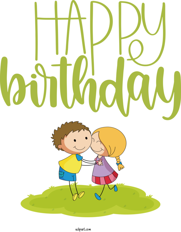 Free Occasions Human Cartoon Behavior For Birthday Clipart Transparent Background