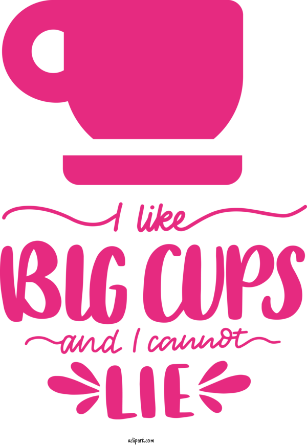 Free Drink Logo Line Pink M For Coffee Clipart Transparent Background