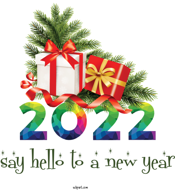 Free Holidays Gift Christmas Day Christmas Gift Card For New Year 2022 Clipart Transparent Background