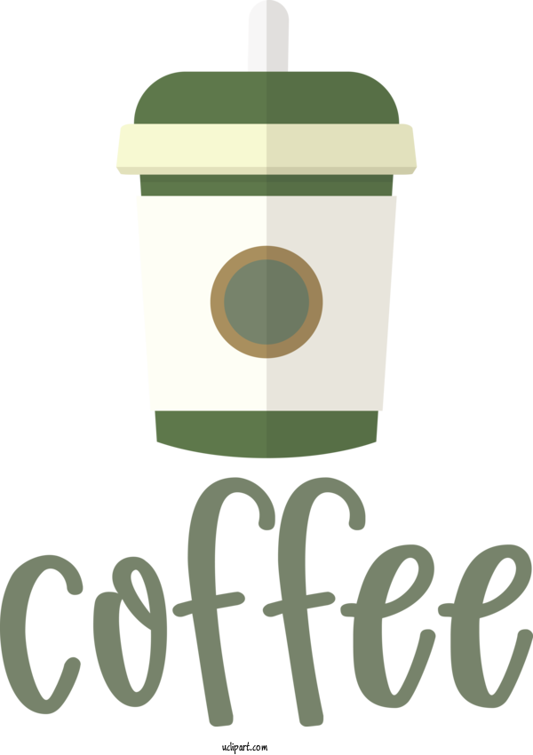 Free Drink Logo Design Green For Coffee Clipart Transparent Background