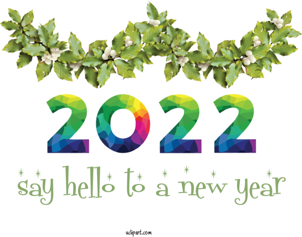 Free Holidays Christmas Day Holiday Garland For New Year 2022 Clipart Transparent Background