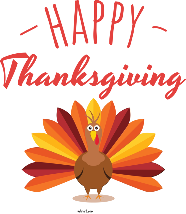 Free Holidays Flower Birds Cartoon For Thanksgiving Clipart Transparent Background