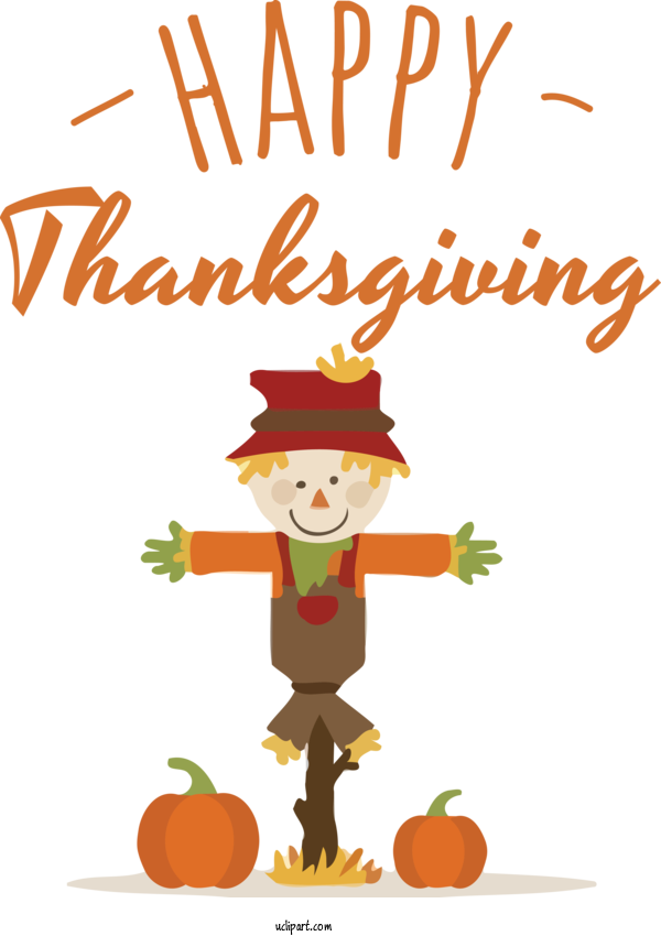 Free Holidays Street Food Human Cartoon For Thanksgiving Clipart Transparent Background