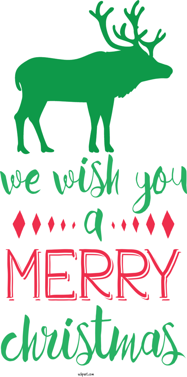 Free Holidays Reindeer Deer Human For Christmas Clipart Transparent Background