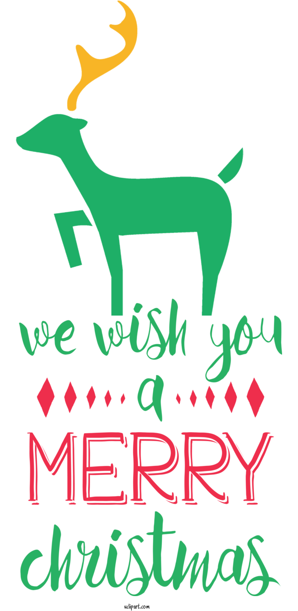 Free Holidays Deer Human Logo For Christmas Clipart Transparent Background
